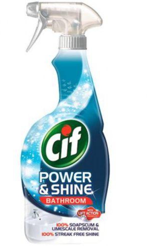 CIF Power & Shine Bathroom Cleaner Spray – 700 ml - Made in England