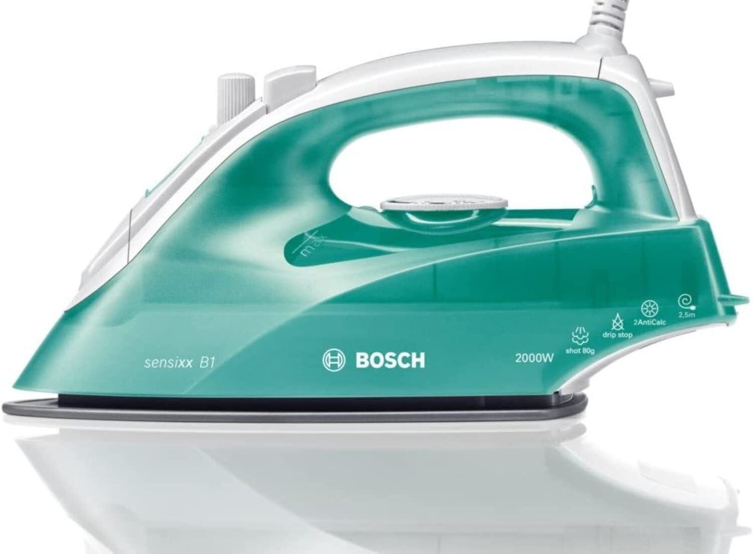 Bosch Steam Iron TDA2301GB with Spray Function - 2000W Easy to Store and Clean