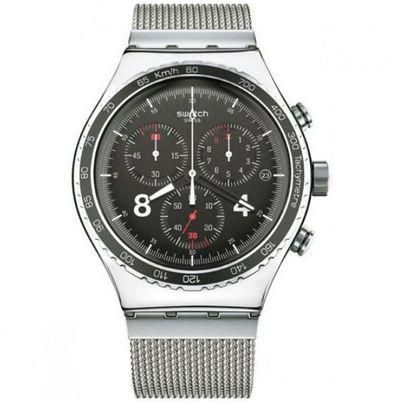 Swatch YVS401GB Stainless Steel Watch - Silver