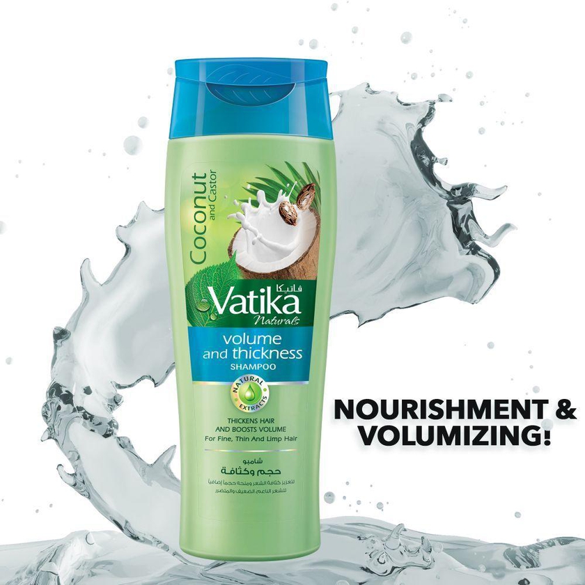 Vatika Volume and Thickness Shampoo 400ml- Babystore.ae