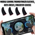 4pcs Mobile Gaming Thumb Sleeve Sets, Wasp Feelers(2 Pair)