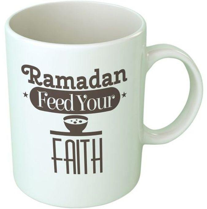 Ramadan Ceramic Mug - White
