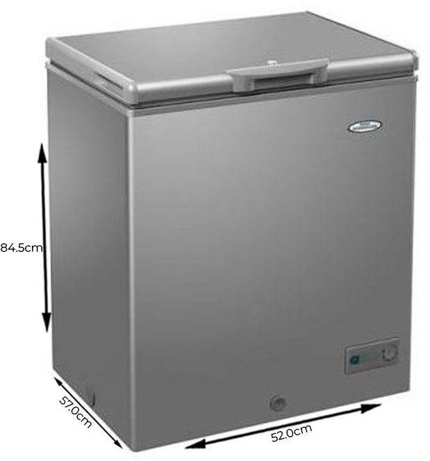 Haier Thermocool Small Chest Freezer HTF-100HAS - SILVER