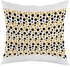 Cells Printed Cushion Cover White/Black/Yellow 40x40centimeter