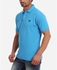 Bonjour Plain Polo Shirt - Turquoise