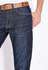 Relaxed Bootcut Dark Wash Jeans With Belt