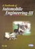A Textbook of Automobile Engineering III