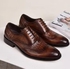 Men'S Business Work Black Fashion Shoes - Lace Up - Black Office Coperate Shoe