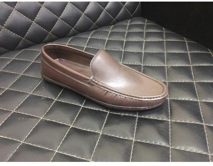 Generic Men's Plain Slip On Shoes - Brown