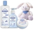 Sanosan Cleansing water 500 ml + Sanosan Baby bath &shampo 200 ml+ Nappy rash cream 150 ml + Bunny