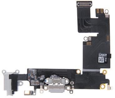 Charging Port Dock Connector Flex Cable For Apple iPhone 6 Plus Black/Silver