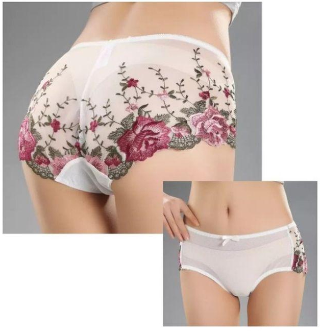 Fashion 3 Pack Lace Underwear Women Panties , Undies
