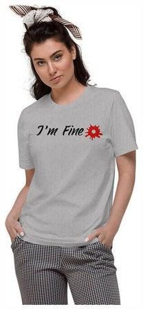 I'm Fine T-Shirt Gray