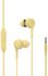 Promate In-Ear Earphones, Universal Dynamic Hi-Res Noise Isolating Wired Earphones with Built-In Mic, Remote Control, HD Sound Quality and 1.2m Tangle-Free Cord for Smartphones, Tablets, Pc, MP3 Player, Duet Yellow