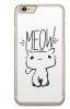 Meow Cat iPhone 6s Plus Case - Transparent Edge - Animal Collection