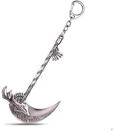 Keychain Game World Of Warcraft Ax The Dragon - Alloy