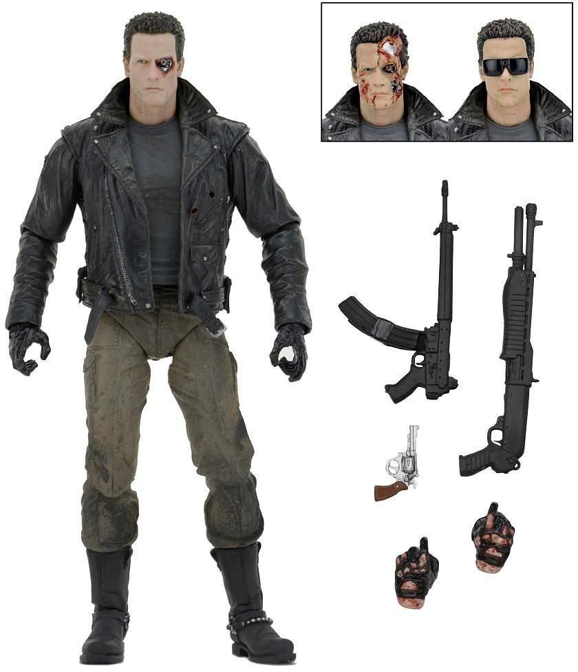 NECA Terminator - Ultimate T-800 Police Station Assault Action Figure