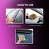 Lazer- Car Glass Cleaner Spray streak-free glass & window cleaner (works on glass, windows, mirrors, navigation screens, car, truck, SUV) ammonia free & safe on tinted windows, 16 OZ (500ml)