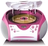 Lenco SCD-24PK Kids Portable Stereo FM Radio with CD Player - Pink