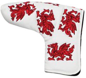 MASTERS HEADKASE FLAG PUTTER COVER - WALES