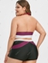 Halter Colorblock Plus Size Bikini Swimsuit - 5x