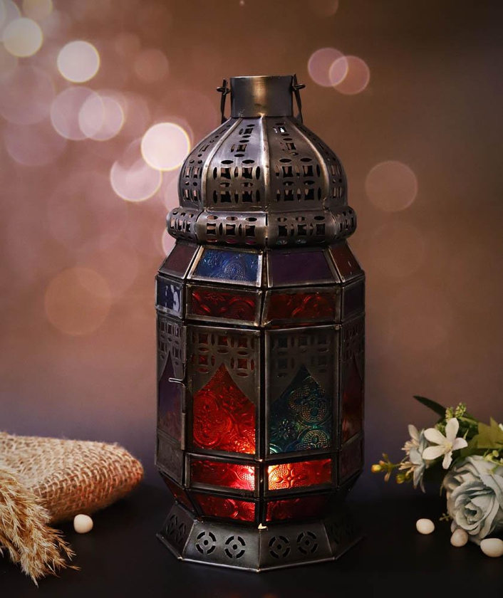 HilalFul - Authentic Handmade Moroccan Lantern - Large Size- Babystore.ae