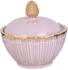 Get Lotus Porcelain Cake & Tea Serving Set, 24 Pieces - Cashmere with best offers | Raneen.com