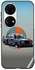 Protective Case Cover For Huawei P50 Pro Racing Car Design Multicolour