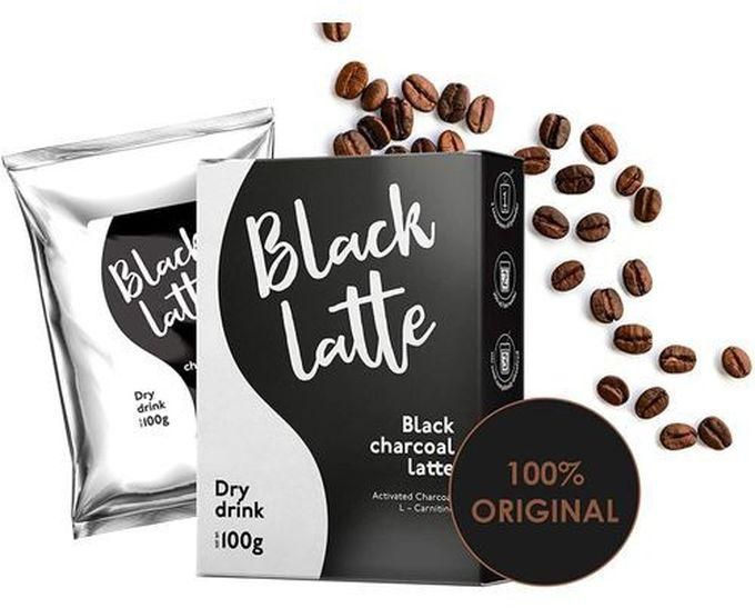 Black Latte Dry Drink Black Charcoal Latte For Weight Control