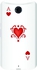 Stylizedd HTC One M9 Slim Snap Case Cover Matte Finish - Ace of Hearts
