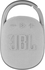JBL CLIP 4 Ultra-Portable Bluetooth Speaker, White