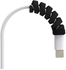 10-Pieces Cable Protector For iPhone Black
