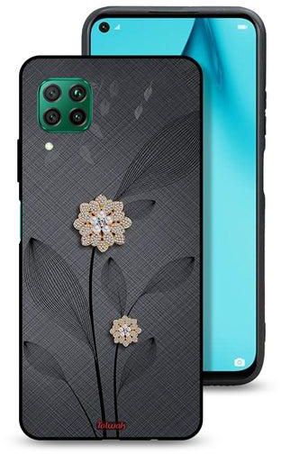 Huawei P40 lite 4G Protective Case Cover Diamond Flowers Art