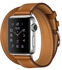 Apple Watch Series 2 38mm Hermès Stainless Steel Case with Fauve Barenia Leather Double Tour