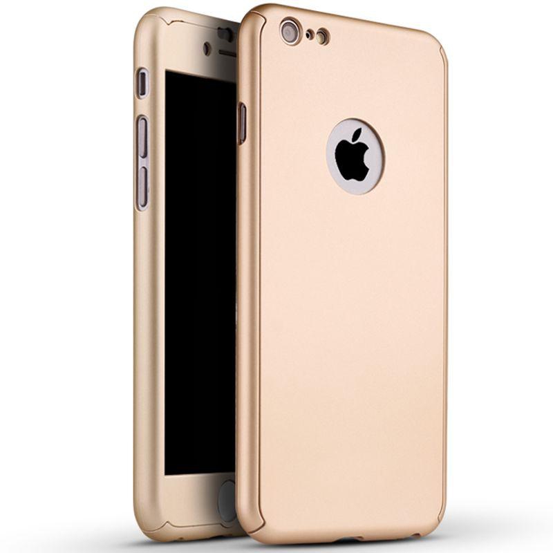 360 Degree Full Body Protection Case Rose Gold For iPhone 6 Plus / 6S Plus