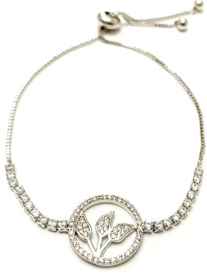 XP Jewelry Women Strassy Bracelet - Silver