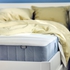 VESTERÖY Pocket sprung mattress - firm/light blue 90x200 cm