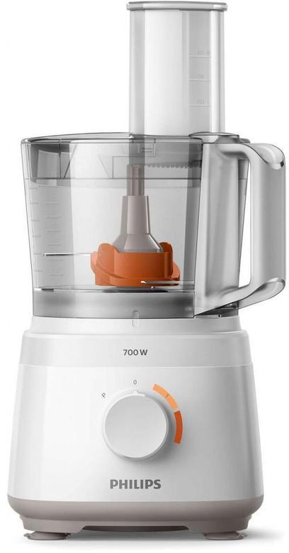 Philips Food Processor 2-in-1 disc, 700W, bowl 2.1L, 16 functions - HR7310/01