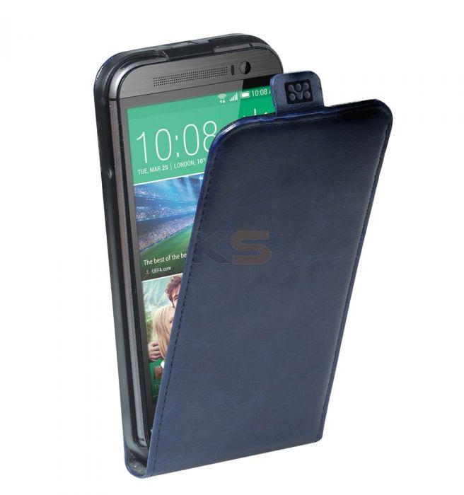 Premium Leather Vertical Flip Case For HTC One M8