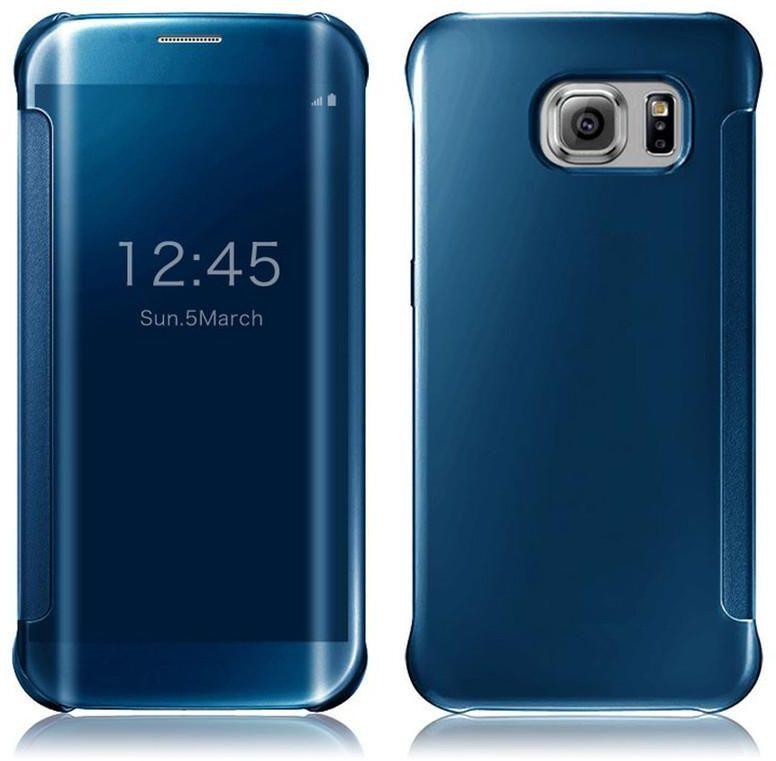 Case Cover S7  View Screen Protector for Samsung Blue