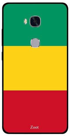 غطاء حماية واقٍ لهاتف هواوي أونر 5x بلون علم غينيا