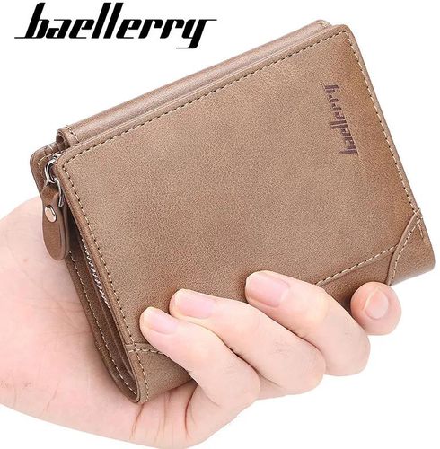 Baellerry wallets men korean style mens wallet leather multi-card position small wallet coin purse