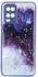 OPPO A54 4G - Colorful Hard Back Cover With Soft Edges, Stars And Glitter