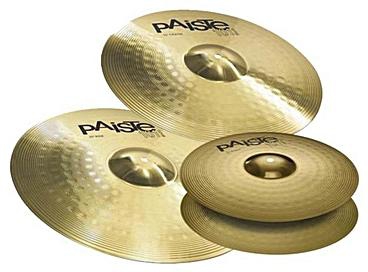 Paiste 101 Universal Brass Cymbal Pack - 3 Pcs