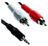 Stereo Audio to 2-RCA Cable (Male to Male) - 3.5mm