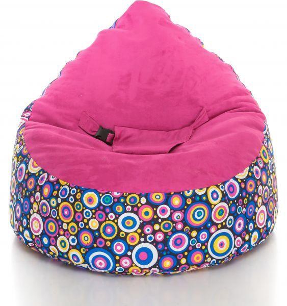 Sleepy Bean Bag for Baby to Toddler - Bubble, Dark Pink