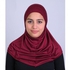 Cotton Hijab Scarf - Dark Red