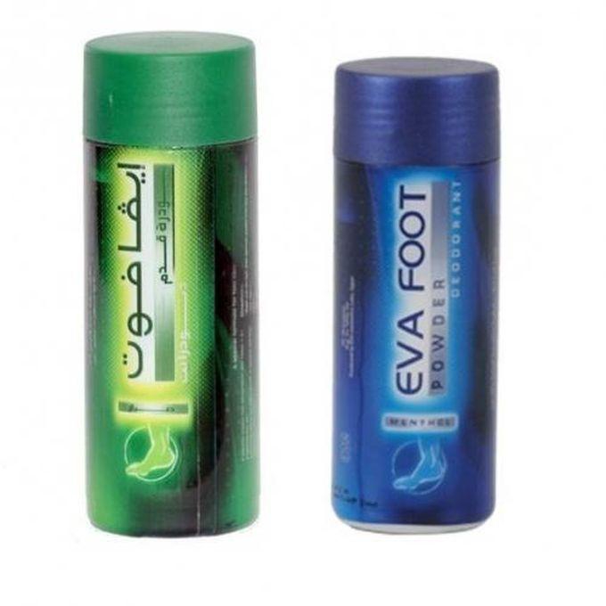 Eva Foot Powder Deodorant With Aloe Vera 50 G + Foot Powder Deodorant 50 G 2Pcs