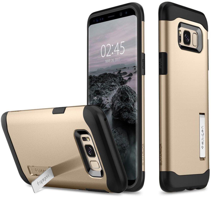 Spigen Slim Armor Protective Case for Samsung Galaxy S8 (Gold Maple)