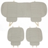 3Pcs CAR SEAT COVER BAMBOO BREATHABLE PU LEATHER PAD MAT